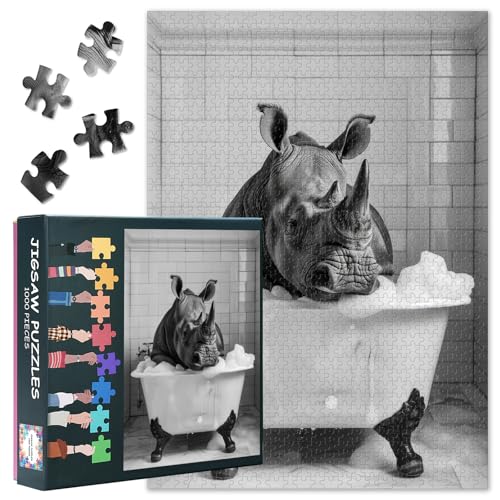 Erwachsene Tier Puzzle 1000 Blöcke, Feine Badewanne Puzzles, Erwachsene Puzzles Spiele oder Spielzeug für ältere Freunde 50X70 cm Erwachsene Tier Puzzle 1000 Blöcke, Feine Badewanne Puzzles, Erwachsene Puzzles Spiele oder Spielzeug für ältere Freunde 50X70 cm von TISHIRON