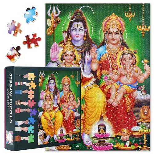 Hindu Gott Erwachsene Puzzle 1000 Blöcke, Lakshmi Narasimha Puzzles, Erwachsenen-Puzzle, Puzzles Spiel oder Spielzeug für ältere Freunde 50x70 cm Hindu Gott Erwachsene Puzzle 1000 Blöcke, Lakshmi Narasimha Puzzles, Erwachsenen-Puzzle, Puzzles Spiel oder Spielzeug für ältere Freunde 50x70 cm von TISHIRON