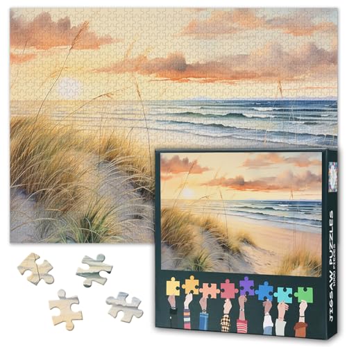 Ozeane Puzzles 1000 Teile, Natürliche Landschaft Puzzle Erwachsene, Strand 1000 Teile Puzzles für Erwachsene, Puzzle Impossible Geschicklichkeitsspiel für die Ganze Familie 70 x 50 cm Ozeane Puzzles 1000 Teile, Natürliche Landschaft Puzzle Erwachsene, Strand 1000 Teile Puzzles für Erwachsene, Puzzle Impossible Geschicklichkeitsspiel für die Ganze Familie 70 x 50 cm von TISHIRON