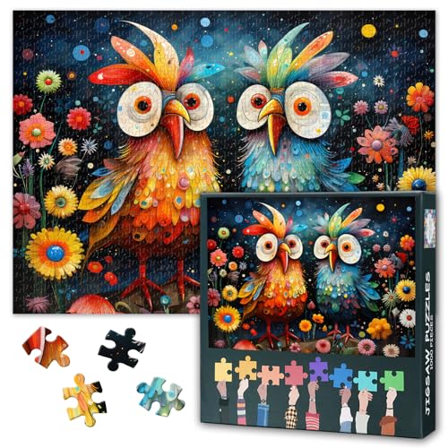 Puzzles für Erwachsene 1000 Stücke lustige Tiere herausfordernde Puzzle 1000 Teile Erwachsene Vögel, 70 x 50 cm blühende Blume Puzzle Spiel für Frauen Familie Home Dekoration Puzzles für Erwachsene 1000 Stücke lustige Tiere herausfordernde Puzzle 1000 Teile Erwachsene Vögel, 70 x 50 cm blühende Blume Puzzle Spiel für Frauen Familie Home Dekoration von TISHIRON