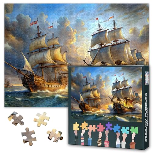 Schiff im Meer Puzzles für Erwachsene 1000 Stück Segeln Boot Jigsaw Puzzles für Erwachsene Schwierige Yacht Jigsaw Puzzle Schiff Puzzle Geschenke für Familie Spiele Home Dekoration 70cmx50cm Schiff im Meer Puzzles für Erwachsene 1000 Stück Segeln Boot Jigsaw Puzzles für Erwachsene Schwierige Yacht Jigsaw Puzzle Schiff Puzzle Geschenke für Familie Spiele Home Dekoration 70cmx50cm von TISHIRON