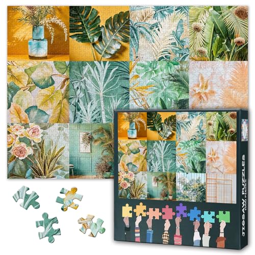 Tropische Pflanzen Puzzles für Erwachsene 1000 Stück, Strand Puzzles, Erwachsene Puzzle, Puzzle-Spiele oder Spielzeug für ältere Freunde 50X70CM Tropische Pflanzen Puzzles für Erwachsene 1000 Stück, Strand Puzzles, Erwachsene Puzzle, Puzzle-Spiele oder Spielzeug für ältere Freunde 50X70CM von TISHIRON