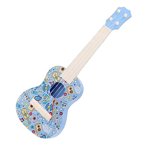 Gitarre für Kleinkinder, 21-Zoll-Ukulele für Kinder, simuliertes Musikinstrument, Musikspielzeug für Anfänger, Spielzeuggitarre für Kleinkinder, Musikspielzeuggitarre für Kinder, Ukulele für von TISSAC