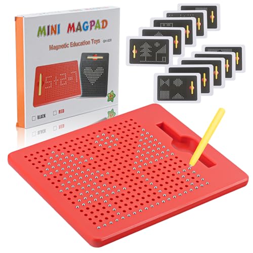 Magnetische Zeichentafel für Kinder, Magnetische Zeichenbretter Magnettafel Zeichentafel mit Stift, Magnet Zeichenblock Spiel für Kinder, Jungen und Mädchen Kinder Lernspielzeug Geschenke von TIVUNORON