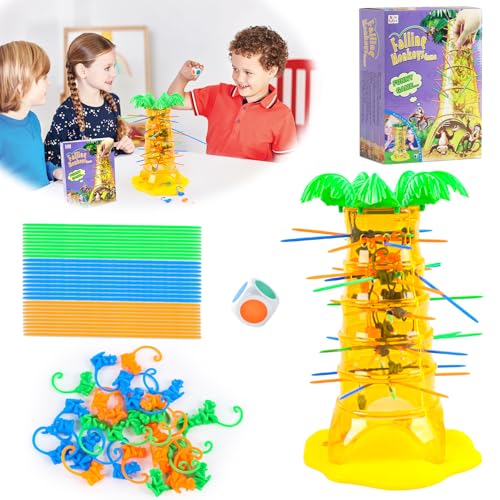 TIVUNORON Multiplayer Tischspiel Spielzeug, Affenalarm Familien Brettspiele, Desktop Puzzle Spielzeug, Lustige Multiplayer Spiele für Kinder von TIVUNORON