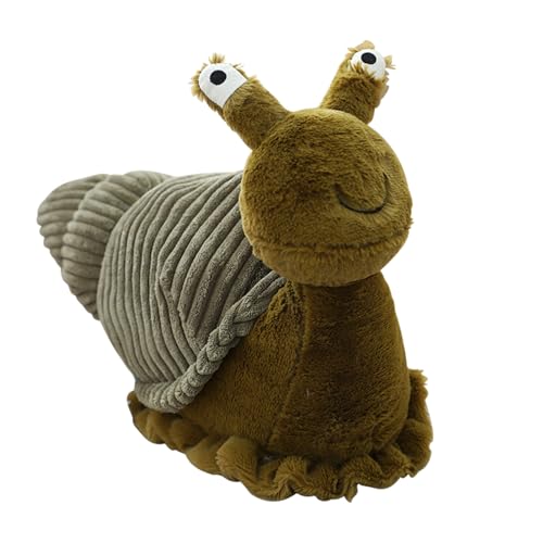 TIVUNORON Schnecke Kuscheltier Plüsch Puppe, 28cm Schnecke Plüschtier Schnecke Flauschiger Plüsch Puppe, Kinder Plüschtier Spielzeug, Geburtstagsgeschenk für Jungen und Mädchen Kinder von TIVUNORON