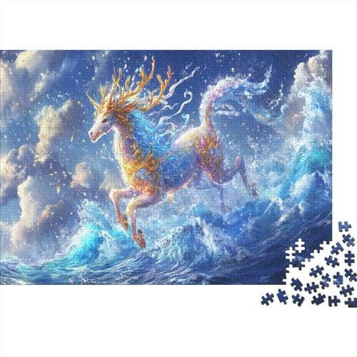 Kylin Puzzle Meer and Wolken Lernspiel 1000-teilige Geschicklichkeitsspiel Holzpuzzles PuzzlePädagogisches Für Erwachsene Und Kinder Ab 14 Jahren 1000pcs (75x50cm) von TJLROUVNK