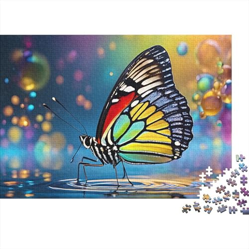 Schmetterling Puzzle Blase Lernspiel 1000-teilige Geschicklichkeitsspiel Holzpuzzles PuzzlePädagogisches Für Erwachsene Kinder 1000pcs (75x50cm) von TJLROUVNK