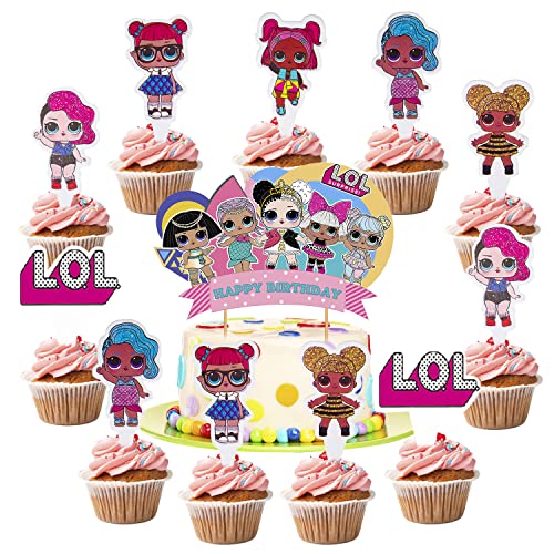 Cupcake Topper 73 Stück,Tortendeko,Geburtstag Kuchen Dekorationen,Figuren Kuchen Dekoration,Cake Toppers,Kinder Tortendekoration,Geburtstagstorte Dekoration,Party Kuchen Deko von TLESMH