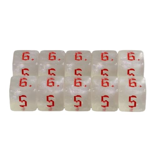 TMAOZW Würfelset Würfel 100-teiliges Set Polyedrische D6 Mehrseitige Würfel DND-Spiele Digitale Würfel Geeignet for Brettspiele Partys Mathematik Massenwürfel farbige Würfel(A01) von TMAOZW