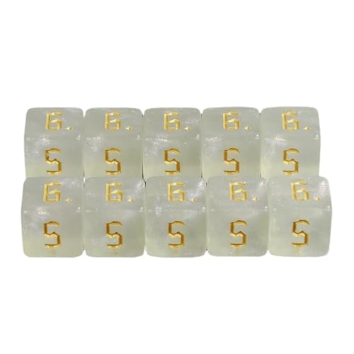 Würfelset Würfel 100-teiliges Set Polyedrische D6 Mehrseitige Würfel DND-Spiele Digitale Würfel Geeignet for Brettspiele Partys Mathematik Massenwürfel farbige Würfel(A02) von TMAOZW