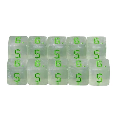 Würfelset Würfel 100-teiliges Set Polyedrische D6 Mehrseitige Würfel DND-Spiele Digitale Würfel Geeignet for Brettspiele Partys Mathematik Massenwürfel farbige Würfel(A04) von TMAOZW