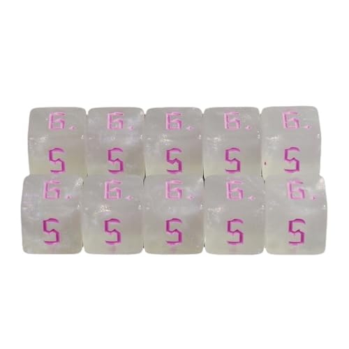 TMAOZW Würfelset Würfel 100-teiliges Set Polyedrische D6 Mehrseitige Würfel DND-Spiele Digitale Würfel Geeignet for Brettspiele Partys Mathematik Massenwürfel farbige Würfel(A05) von TMAOZW