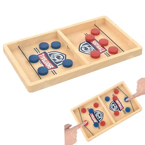 Schnelles Sling Puck Spiel,Fast Sling Puck Game,Schnelles Fast Sling Puck-Spiel,Hockey Brettspiel,Ein Brettspiel für zwei Spieler,Geeignet für die Interaktion zwischen Familienmitgliedern und Freunden von TMRBBesty