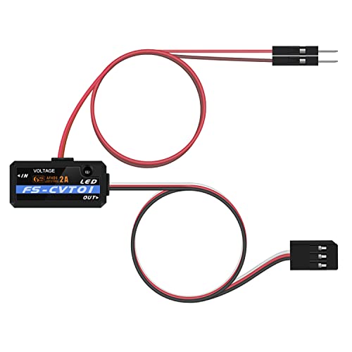 FlySky FS-CVT01 Spannungssammelbatterie-Sensor-Modul für Flysky Receiver Box iA6B iA10 PL18 NV14 FrG4 Noble NB4 i10 i8 i6s i6x i6 Terminal-Erkennung Reverse Negative Value Modell Flugzeug Auto Boot von TNP Products