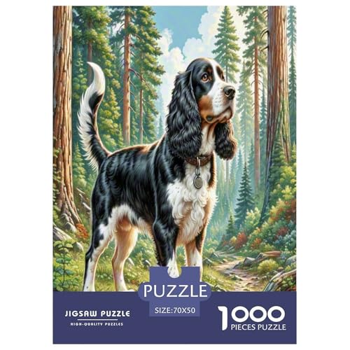 Amerikanischer Cocker Spaniel Puzzle 1000 Teile Schwer Puzzle Spielzeug Pädagogisches Spiel Impossible Herausforderungsspielzeug Für Erwachsene Und Kinder in Bewährter 70x50cm/1000pcs Amerikanischer Cocker Spaniel Puzzle 1000 Teile Schwer Puzzle Spielzeug Pädagogisches Spiel Impossible Herausforderungsspielzeug Für Erwachsene Und Kinder in Bewährter 70x50cm/1000pcs von TNSGHAVED