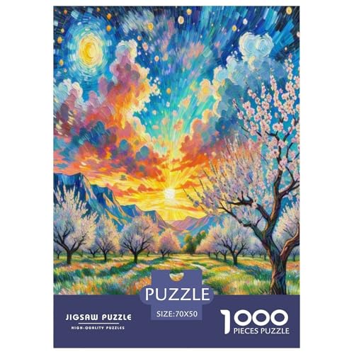 Aprikosenblüte Puzzle 1000 Teile Schwer Puzzle Spielzeug Lernspiel Impossible Herausforderungsspielzeug Für Erwachsene Und Kinder in Bewährter 70x50cm/1000pcs Aprikosenblüte Puzzle 1000 Teile Schwer Puzzle Spielzeug Lernspiel Impossible Herausforderungsspielzeug Für Erwachsene Und Kinder in Bewährter 70x50cm/1000pcs von TNSGHAVED