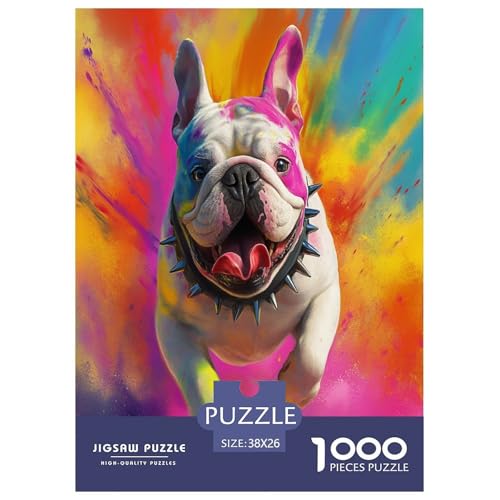 Bulldog Puzzles 1000 Teile Schwer Puzzle Spielzeug Pädagogisches Spiel Impossible Herausforderungsspielzeug Für Erwachsene Kinder 38x26cm/1000pcs Bulldog Puzzles 1000 Teile Schwer Puzzle Spielzeug Pädagogisches Spiel Impossible Herausforderungsspielzeug Für Erwachsene Kinder 38x26cm/1000pcs von TNSGHAVED