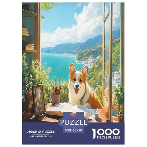 Corgi Puzzles 1000 Teile Schwer Puzzle Spielzeug Lernspiel Impossible Herausforderung Spielzeug Für Erwachsene Und Kinder Ab 12 Jahren 70x50cm/1000pcs Corgi Puzzles 1000 Teile Schwer Puzzle Spielzeug Lernspiel Impossible Herausforderung Spielzeug Für Erwachsene Und Kinder Ab 12 Jahren 70x50cm/1000pcs von TNSGHAVED