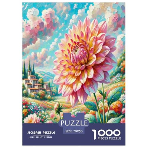 Dahlia Puzzle 1000-teilige Schwer Puzzle Spielzeug Lernspiel Impossible Herausforderungsspielzeug Für Erwachsene Und Kinder in Bewährter 70x50cm/1000pcs Dahlia Puzzle 1000-teilige Schwer Puzzle Spielzeug Lernspiel Impossible Herausforderungsspielzeug Für Erwachsene Und Kinder in Bewährter 70x50cm/1000pcs von TNSGHAVED