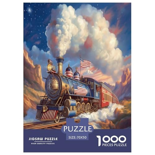 Dampfzug Puzzles 1000 Teile Schwer Puzzle Spielzeug Lernspiel Impossible Herausforderung Spielzeug Für Erwachsene Kinder 70x50cm/1000pcs Dampfzug Puzzles 1000 Teile Schwer Puzzle Spielzeug Lernspiel Impossible Herausforderung Spielzeug Für Erwachsene Kinder 70x50cm/1000pcs von TNSGHAVED