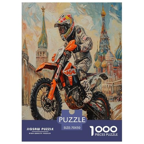 Dirt Bike Puzzles 1000 Teile Schwer Puzzle Spielzeug Lernspiel Impossible Herausforderung Spielzeug Für Erwachsene Und Kinder in Bewährter 70x50cm/1000pcs Dirt Bike Puzzles 1000 Teile Schwer Puzzle Spielzeug Lernspiel Impossible Herausforderung Spielzeug Für Erwachsene Und Kinder in Bewährter 70x50cm/1000pcs von TNSGHAVED