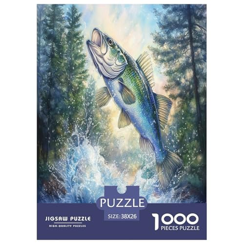 Forelle Puzzle 1000-teilige Schwer Puzzle Spielzeug Lernspiel Impossible Herausforderungsspielzeug Für Erwachsene Und Kinder Ab 12 Jahren 38x26cm/1000pcs Forelle Puzzle 1000-teilige Schwer Puzzle Spielzeug Lernspiel Impossible Herausforderungsspielzeug Für Erwachsene Und Kinder Ab 12 Jahren 38x26cm/1000pcs von TNSGHAVED