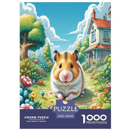 Hamster Puzzle 1000 Teile Schwer Puzzle Spielzeug Lernspiel Impossible Herausforderung Spielzeug Für Erwachsene Kinder 70x50cm/1000pcs Hamster Puzzle 1000 Teile Schwer Puzzle Spielzeug Lernspiel Impossible Herausforderung Spielzeug Für Erwachsene Kinder 70x50cm/1000pcs von TNSGHAVED