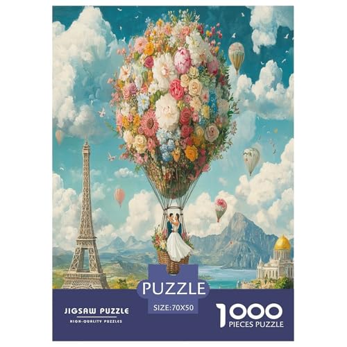 Heißluftballon Puzzle 1000-teilige Schwer Puzzle Spielzeug Pädagogisches Spiel Impossible Herausforderungsspielzeug Für Erwachsene Kinder 70x50cm/1000pcs Heißluftballon Puzzle 1000-teilige Schwer Puzzle Spielzeug Pädagogisches Spiel Impossible Herausforderungsspielzeug Für Erwachsene Kinder 70x50cm/1000pcs von TNSGHAVED