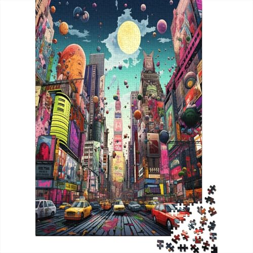 Imes Square Puzzle 1000 Teile Für Erwachsene Und Kinder Ab 14 Jahrenfür Stressabbauer Puzzlespiel Erwachsenen Puzzlespiel Puzzel 1000pcs (75x50cm) von TNSGHAVED