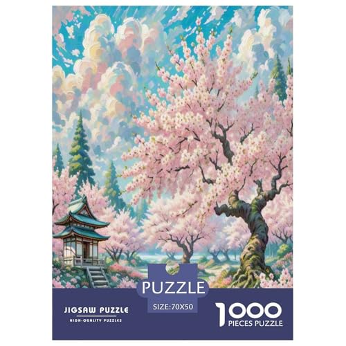 Kirschblüte Puzzles 1000-teilige Schwer Puzzle Spielzeug Lernspiel Impossible Herausforderungsspielzeug Für Erwachsene Kinder 70x50cm/1000pcs Kirschblüte Puzzles 1000-teilige Schwer Puzzle Spielzeug Lernspiel Impossible Herausforderungsspielzeug Für Erwachsene Kinder 70x50cm/1000pcs von TNSGHAVED