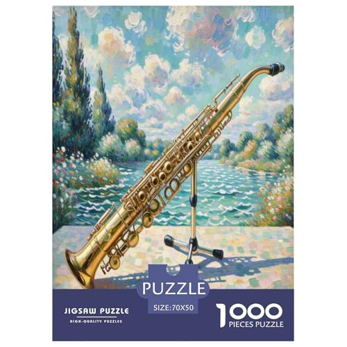 Klarinette Puzzles 1000 Teile Schwer Puzzle Spielzeug Pädagogisches Spiel Impossible Herausforderungsspielzeug Für Erwachsene Und Kinder in Bewährter 70x50cm/1000pcs Klarinette Puzzles 1000 Teile Schwer Puzzle Spielzeug Pädagogisches Spiel Impossible Herausforderungsspielzeug Für Erwachsene Und Kinder in Bewährter 70x50cm/1000pcs von TNSGHAVED