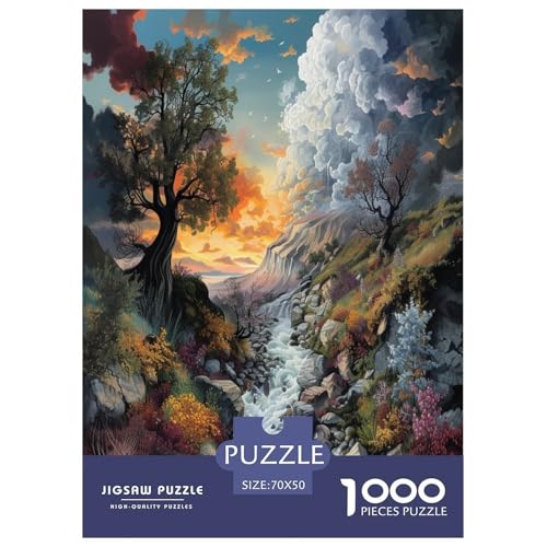 Landschaftsmalerie Puzzles 1000 Teile Schwer Puzzle Spielzeug Lernspiel Impossible Herausforderungsspielzeug Für Erwachsene Und Kinder Ab 14 Jahren 70x50cm/1000pcs Landschaftsmalerie Puzzles 1000 Teile Schwer Puzzle Spielzeug Lernspiel Impossible Herausforderungsspielzeug Für Erwachsene Und Kinder Ab 14 Jahren 70x50cm/1000pcs von TNSGHAVED