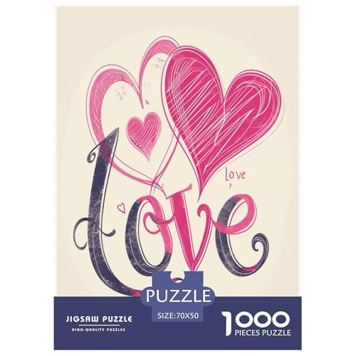 Liebe Puzzle 1000 Teile Schwer Puzzle Spielzeug Lernspiel Impossible Herausforderung Spielzeug Für Erwachsene Und Kinder in Bewährter 70x50cm/1000pcs Liebe Puzzle 1000 Teile Schwer Puzzle Spielzeug Lernspiel Impossible Herausforderung Spielzeug Für Erwachsene Und Kinder in Bewährter 70x50cm/1000pcs von TNSGHAVED