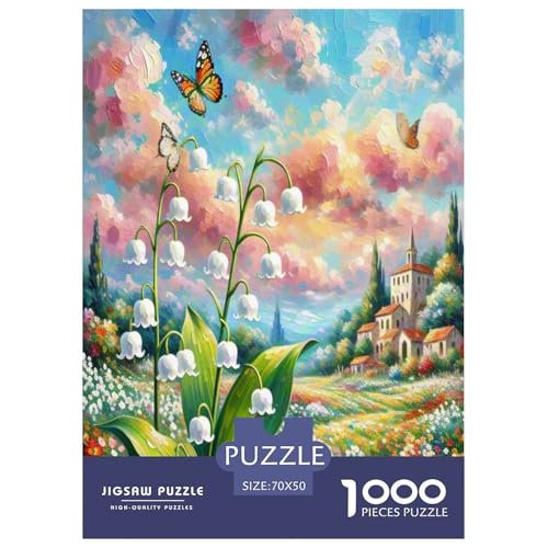 Lilie des Tals Puzzles 1000-teilige Schwer Puzzle Spielzeug Lernspiel Impossible Herausforderungsspielzeug Für Erwachsene Kinder 70x50cm/1000pcs Lilie des Tals Puzzles 1000-teilige Schwer Puzzle Spielzeug Lernspiel Impossible Herausforderungsspielzeug Für Erwachsene Kinder 70x50cm/1000pcs von TNSGHAVED