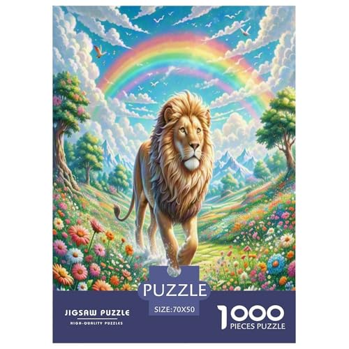 Löwen Puzzles 1000 Teile Schwer Puzzle Spielzeug Lernspiel Impossible Herausforderungsspielzeug Für Erwachsene Kinder 70x50cm/1000pcs Löwen Puzzles 1000 Teile Schwer Puzzle Spielzeug Lernspiel Impossible Herausforderungsspielzeug Für Erwachsene Kinder 70x50cm/1000pcs von TNSGHAVED