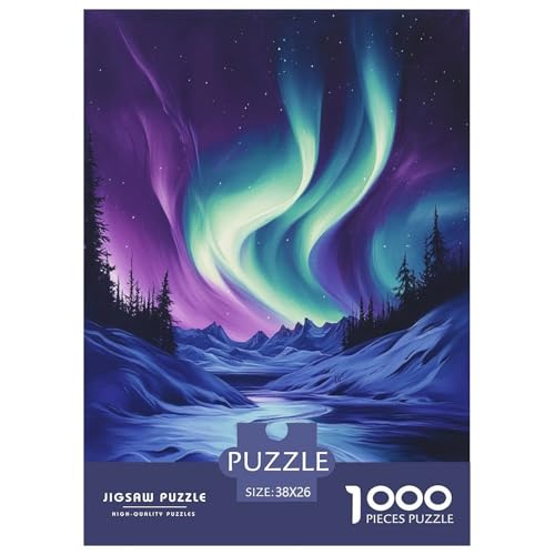 Nordlichter Puzzle 1000-teilige Schwer Puzzle Spielzeug Lernspiel Impossible Herausforderungsspielzeug Für Erwachsene Und Kinder Ab 12 Jahren 38x26cm/1000pcs Nordlichter Puzzle 1000-teilige Schwer Puzzle Spielzeug Lernspiel Impossible Herausforderungsspielzeug Für Erwachsene Und Kinder Ab 12 Jahren 38x26cm/1000pcs von TNSGHAVED