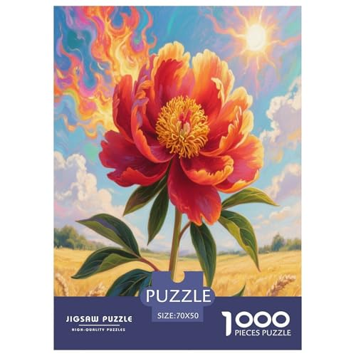 Peony Puzzle 1000 Teile Schwer Puzzle Spielzeug Lernspiel Impossible Herausforderungsspielzeug Für Erwachsene Und Kinder Ab 12 Jahren 70x50cm/1000pcs Peony Puzzle 1000 Teile Schwer Puzzle Spielzeug Lernspiel Impossible Herausforderungsspielzeug Für Erwachsene Und Kinder Ab 12 Jahren 70x50cm/1000pcs von TNSGHAVED