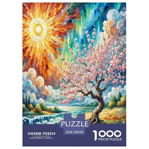 Pfirsichblüte Puzzle 1000 Teile Schwer Puzzle Spielzeug Lernspiel Impossible Herausforderung Spielzeug Für Erwachsene Kinder 70x50cm/1000pcs Pfirsichblüte Puzzle 1000 Teile Schwer Puzzle Spielzeug Lernspiel Impossible Herausforderung Spielzeug Für Erwachsene Kinder 70x50cm/1000pcs von TNSGHAVED