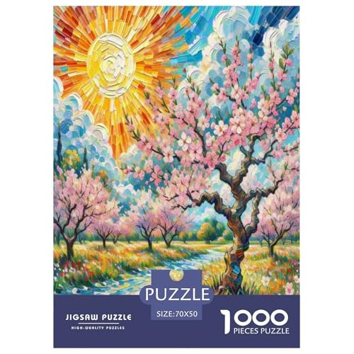 Pfirsichblüte Puzzles 1000 Teile Schwer Puzzle Spielzeug Pädagogisches Spiel Impossible Herausforderung Spielzeug Für Erwachsene Und Kinder in Bewährter 70x50cm/1000pcs Pfirsichblüte Puzzles 1000 Teile Schwer Puzzle Spielzeug Pädagogisches Spiel Impossible Herausforderung Spielzeug Für Erwachsene Und Kinder in Bewährter 70x50cm/1000pcs von TNSGHAVED