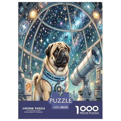 Pug Puzzle 1000-teilige Schwer Puzzle Spielzeug Lernspiel Impossible Herausforderungsspielzeug Für Erwachsene Und Kinder Ab 12 Jahren 38x26cm/1000pcs Pug Puzzle 1000-teilige Schwer Puzzle Spielzeug Lernspiel Impossible Herausforderungsspielzeug Für Erwachsene Und Kinder Ab 12 Jahren 38x26cm/1000pcs von TNSGHAVED