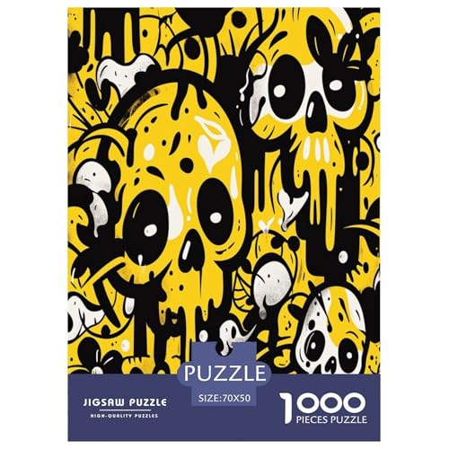 Schädel Puzzle 1000 Teile Schwer Puzzle Spielzeug Pädagogisches Spiel Impossible Herausforderungsspielzeug Für Erwachsene Und Kinder Ab 14 Jahren 70x50cm/1000pcs Schädel Puzzle 1000 Teile Schwer Puzzle Spielzeug Pädagogisches Spiel Impossible Herausforderungsspielzeug Für Erwachsene Und Kinder Ab 14 Jahren 70x50cm/1000pcs von TNSGHAVED