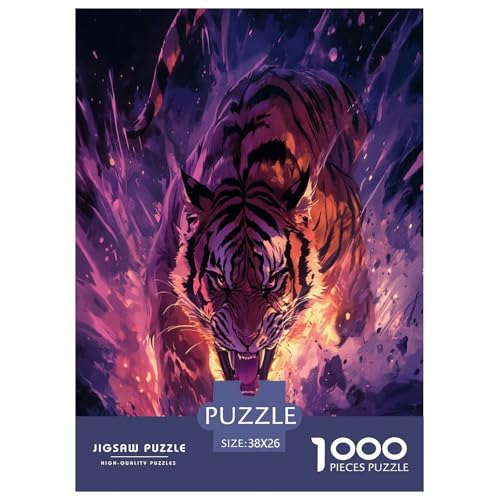 Tiger Puzzle 1000-teilige Schwer Puzzle Spielzeug Pädagogisches Spiel Impossible Herausforderungsspielzeug Für Erwachsene Kinder 38x26cm/1000pcs Tiger Puzzle 1000-teilige Schwer Puzzle Spielzeug Pädagogisches Spiel Impossible Herausforderungsspielzeug Für Erwachsene Kinder 38x26cm/1000pcs von TNSGHAVED