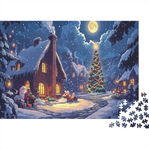 Weihnachtsbaum Puzzlespiel 1000 Teile Erwachsene -Puzzle 1000 Stück Spiel Puzzles Für Erwachsene Kinder Puzzle Erwachsenen Puzzlespiel Puzzel 1000pcs (75x50cm) von TNSGHAVED