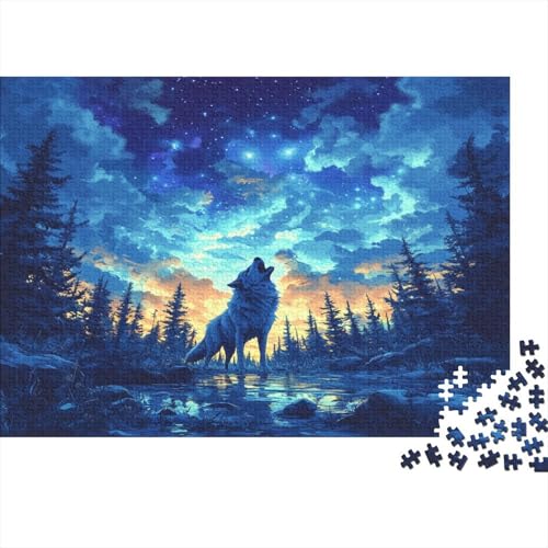 Wolf 1000 Teile Puzzle, Puzzles Für Erwachsene, 1000 Teile Puzzlespiel Für Jugendliche & Erwachsene Puzzlespiel Puzzel 1000pcs (75x50cm) von TNSGHAVED