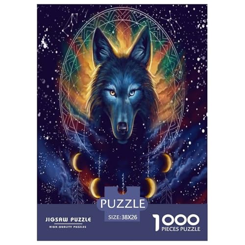 Wolf Puzzles 1000 Teile Schwer Puzzle Spielzeug Pädagogisches Spiel Impossible Herausforderungsspielzeug Für Erwachsene Kinder 38x26cm/1000pcs Wolf Puzzles 1000 Teile Schwer Puzzle Spielzeug Pädagogisches Spiel Impossible Herausforderungsspielzeug Für Erwachsene Kinder 38x26cm/1000pcs von TNSGHAVED
