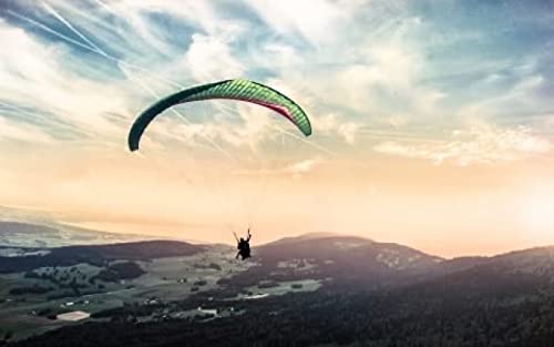 1000 Piece Jigsaw Paraglider Puzzles for Adults Teenagers Jigsaw，Jigsaw for Kid，Perfect for Kids Educational Game Entertainment Gift.38x52CM von TNTEVX