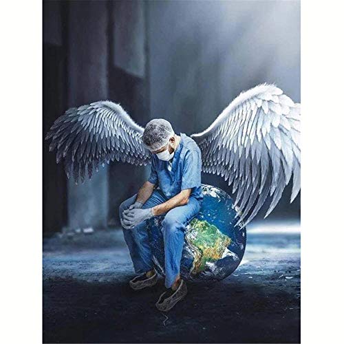 1000 Piece Puzzles for Kids Adults, Adult Puzzles Recycled Material Jigsaw Puzzle Doctor Angel Family Puzzles Educational Games/38 * 26cm von TNTEVX