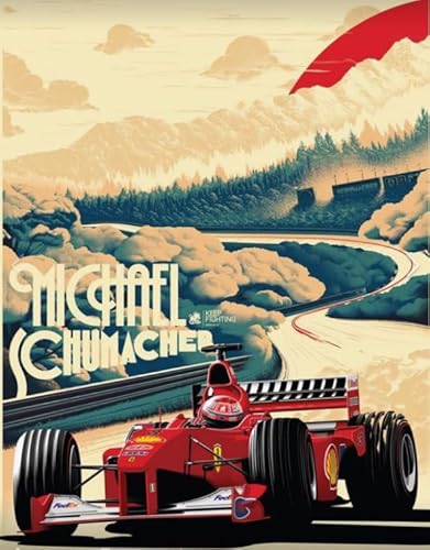 1000 Teile Racers Racing F1 Kunstposter Puzzle Spaß Spiel Spielzeug Lernspiel für Erwachsene Gt118Zw 26x38CM von TNTEVX