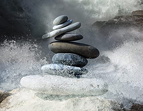 1000-teiliges Puzzle für Erwachsene und Kinder, „Stone Waves“, anspruchsvolle Puzzlespiele für Erwachsene, Denksport-Puzzle für Kinder, Lernspiele, Geschenk, 26 x 38 cm von TNTEVX